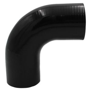GASO 90 Degree Standard Elbow 2.5" (63mm) Silicone Hose Black