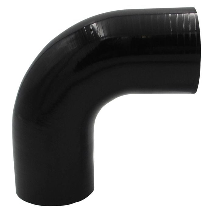 GASO 90 Degree Standard Elbow 2.5" (63mm) Silicone Hose Black