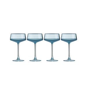 4pc Ladelle Panama Cocktail Coupe Serving Glass Drinkware/Barware Ocean