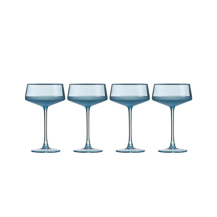 4pc Ladelle Panama Cocktail Coupe Serving Glass Drinkware/Barware Ocean