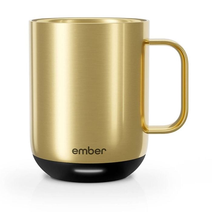 Ember Electric Insulated Smart Mug Cup W/ Charging Coaster 295mL Gold