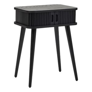 Cooper & Co. Curve 45cm Bedside Table Black