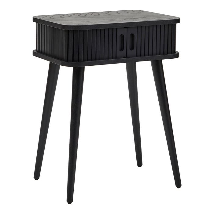 Cooper & Co. Curve 45cm Bedside Table Black