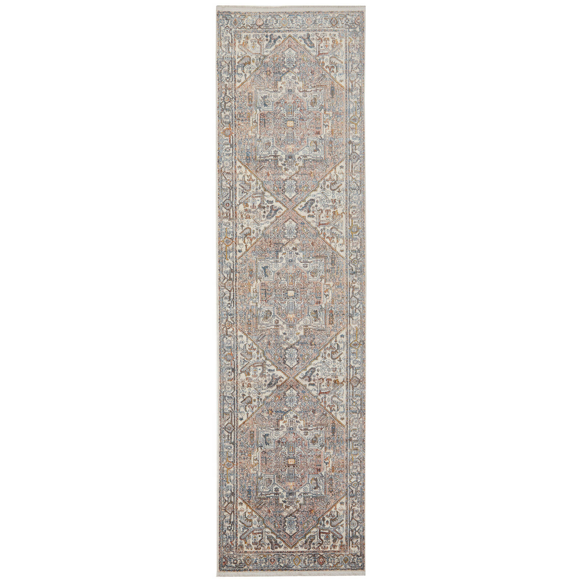 Yana Mushroom Runner 300X80Cm Rug - Bunnings Australia