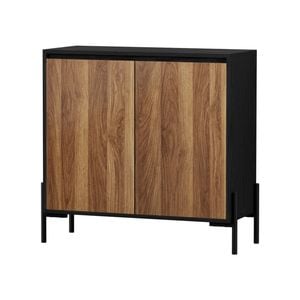 Oikiture Buffet Sideboard 2 Doors (Walnut)