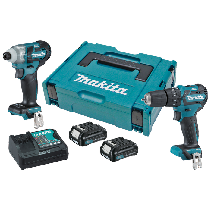 Makita 12Vmax CXT Brushless 2-Pc. Drill / Impact Driver Kit