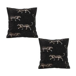 SOGA 2X 50cm Black Throw Pillows – Elegant Decorative Cushions