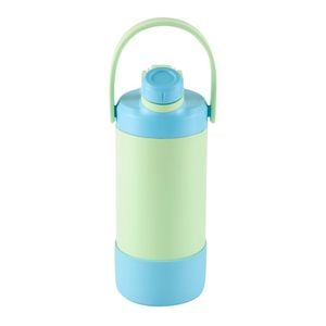 Avanti Yum Yum 2 Way Drinking Insulated Bottle 400ml - Green/Blue