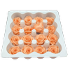Blooms of Joy 2.5cm Peach Spray Roses 16 Pack