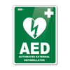 CARDIACT Poly AED Defibrillator Sign 22.5 x 30cm