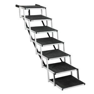 PaWz 7 Steps Dog Ramp - Black