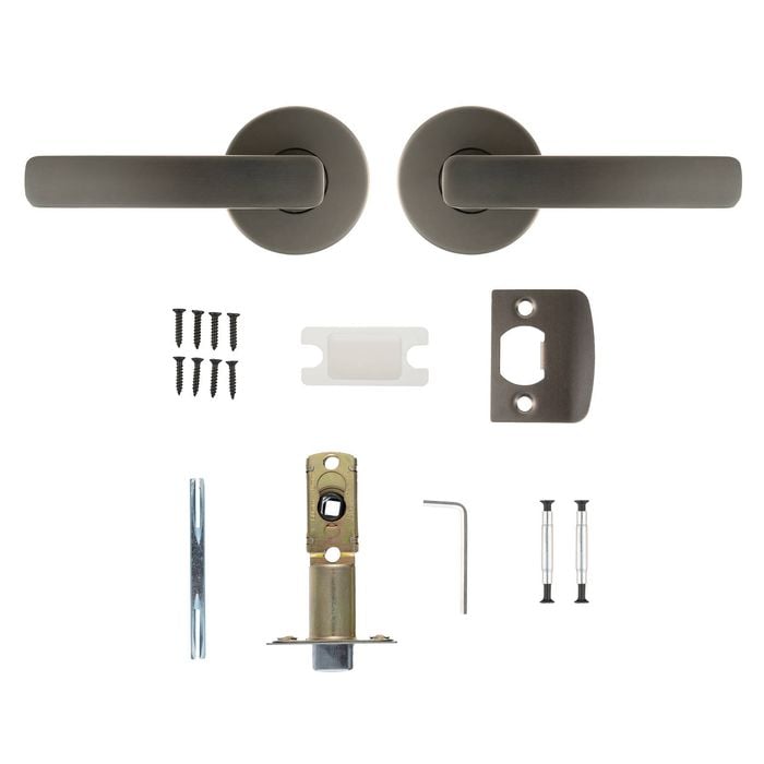 Ikonic Gunmetal San Fran Passage Lever Set