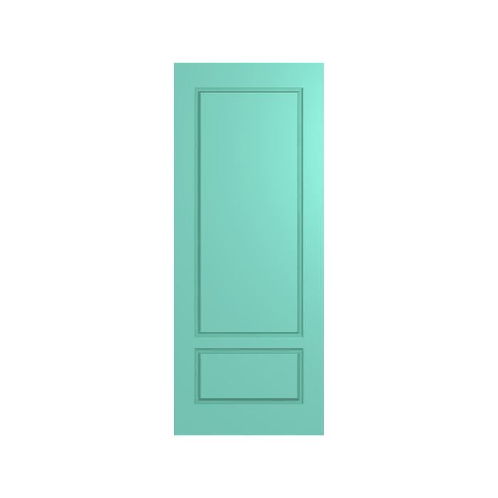 Hume 2040 x 820 x 40mm Entrance Door Haven Unglazed Glass HAV22