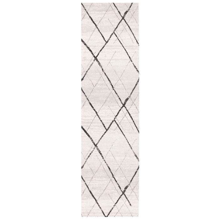 The Rug Connection Jaya 452 Silver 300x80cm - Medium Runner Pet Friendly Indoor Rug