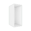 Lugna 1024 x 450 x 580mm White Cabinet Shell