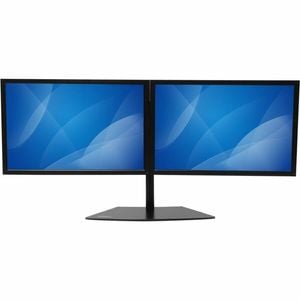 StarTech.com Dual Monitor Stand, Horizontal, For up to 24" (17.6lb/8kg) VESA Monitors, Black