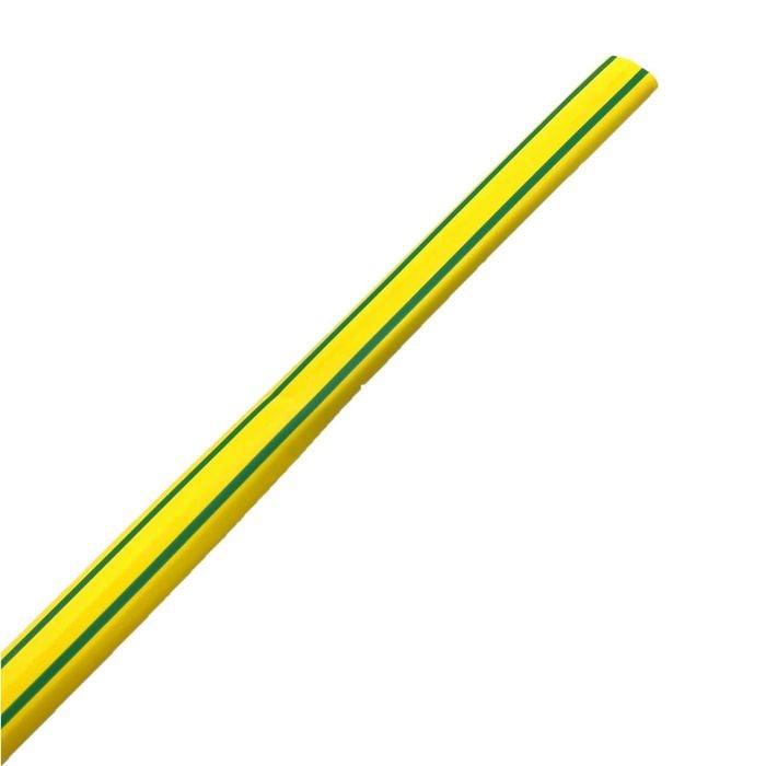 Click 20mm x 1.2m Yellow/Green Heat Shrink Thin Wall Tubing