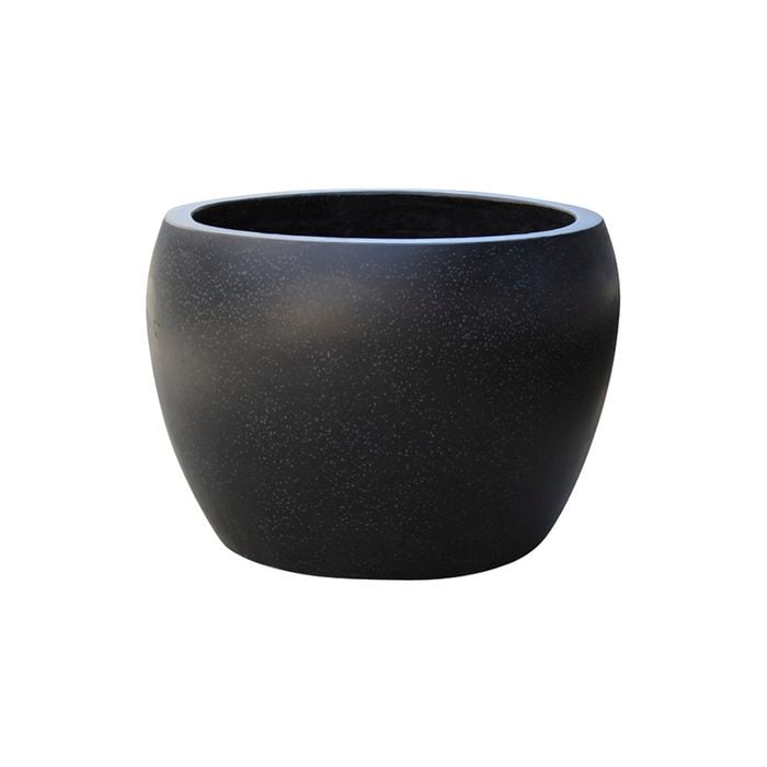 Northcote Pottery 55cm Black Terrazzo Look Precinct Lite Moon Bowl