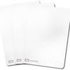 30pk Quartet Flex A4 Frameless Whiteboard Plain Surface Writing Board Stationery