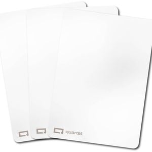 30pk Quartet Flex A4 Frameless Whiteboard Plain Surface Writing Board Stationery