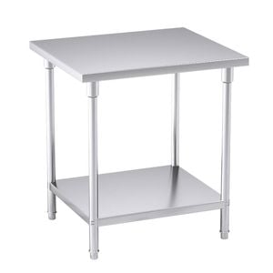Soga 80x70x85cm Stainless Steel Prep Bench