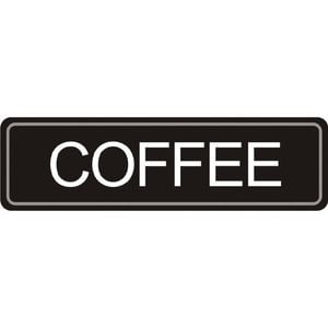 Olympia Adhesive Airpot Label Heat Resistant Coffee 20x70mm Commercial Beverage Service