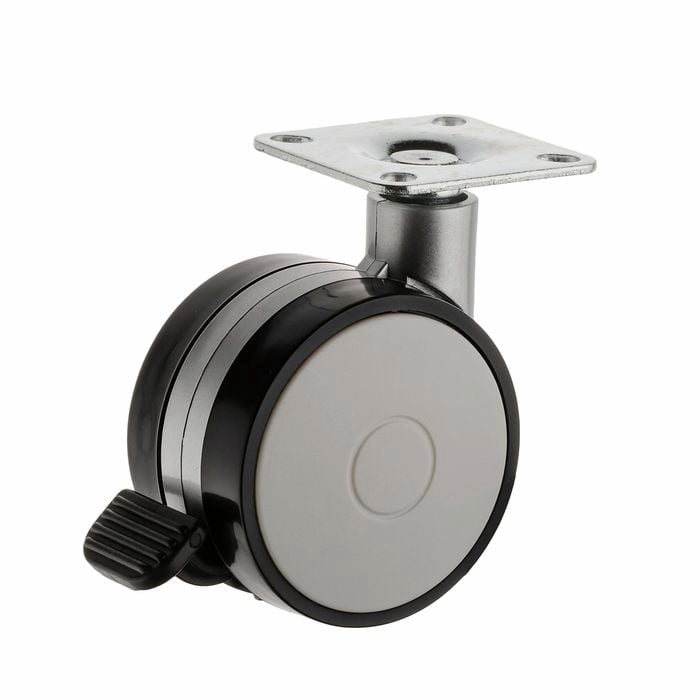 Easyroll 60mm 30kg Office Swivel Brake Castor