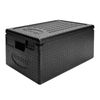 Vogue Insulated Epp Food Transport Box Gn 1/1 Compatible Black 46l 600x400x316mm