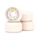 99A Conical Skateboard Wheels 52mm 4-Pack - Ivory - Grey