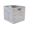 Flexi Storage Clever Cube White Water Hyacinth Flatweave Insert