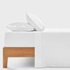 Dreamaker 300tc Cotton Percale Sheet Set White Single Bed