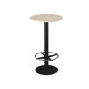 Olg Disc Bar Leaner Black Frame Nordic Maple Top 600mm Diameter