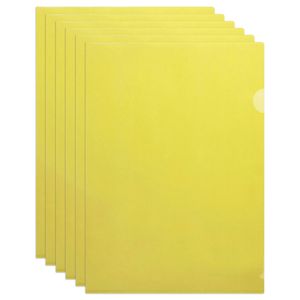 25x Marbig Pe Letter File A4 Document Stationery Organiser Folder/holder Yellow