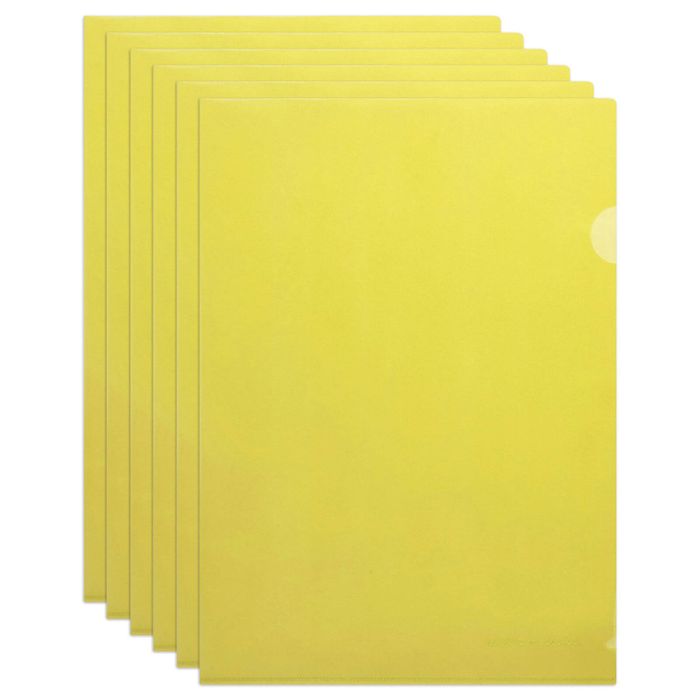 25x Marbig Pe Letter File A4 Document Stationery Organiser Folder/holder Yellow