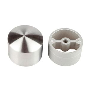 Porta 43mm Stainless Steel Handrail End Cap
