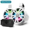 SoundExtreme TB8 IP66 1 Battery-Powered Amplified Speaker + 1 Passive Speaker
