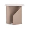 Zeke 45cm Taupe Round Side Table