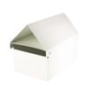 Sandleford White Crest Economy Post Mounting Letterbox