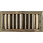 Accord 15 x 35cm Polished Brass Louvered Floor Vent