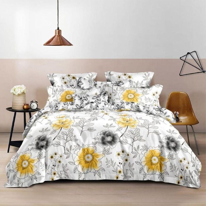 Dreamfields King Waltz Forest Design Quilt Doona Duvet Cover Set