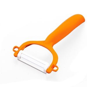 Ceramic Peeler w/Rod Handle Orange