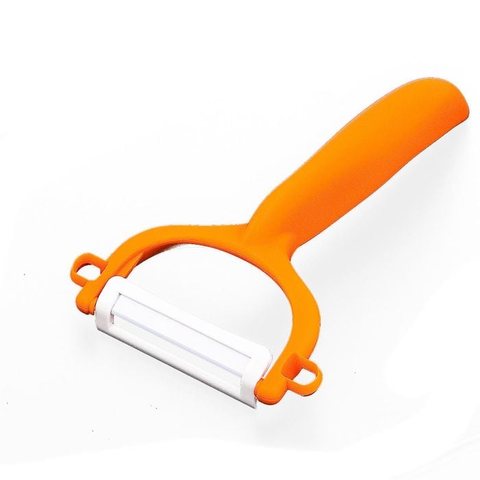 Ceramic Peeler w/Rod Handle Orange