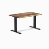 Desky Fixed Height Hardwood Office Desk Matte Black Frame 120cm