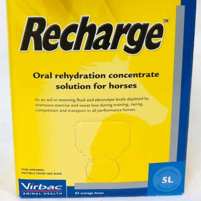 Virbac Recharge Electrolyte Energy Fluid Replacer for Horses 5L