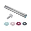 Professional Bake Stainless Steel Rolling Pin With Adjusters 35cm Soffritto