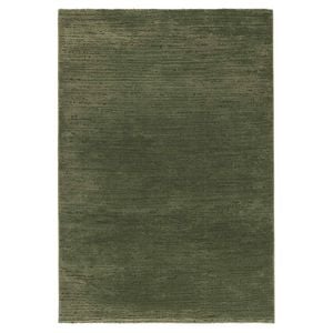 Loopsie-370cm X 280cm-debdou Textured Olive Green Rug