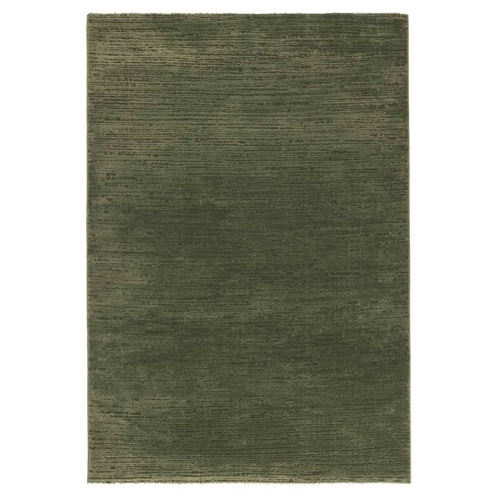 Loopsie-370cm X 280cm-debdou Textured Olive Green Rug