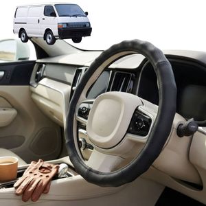 Australian Goose Steering Wheel Cover for Toyota HiAce Commuter 1989 - 2005 Circle Black