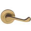 Builders Choice 63mm Round Rose Satin Brass Lever