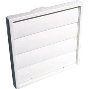 Manrose 150mm White Gravity Grill Shutter
